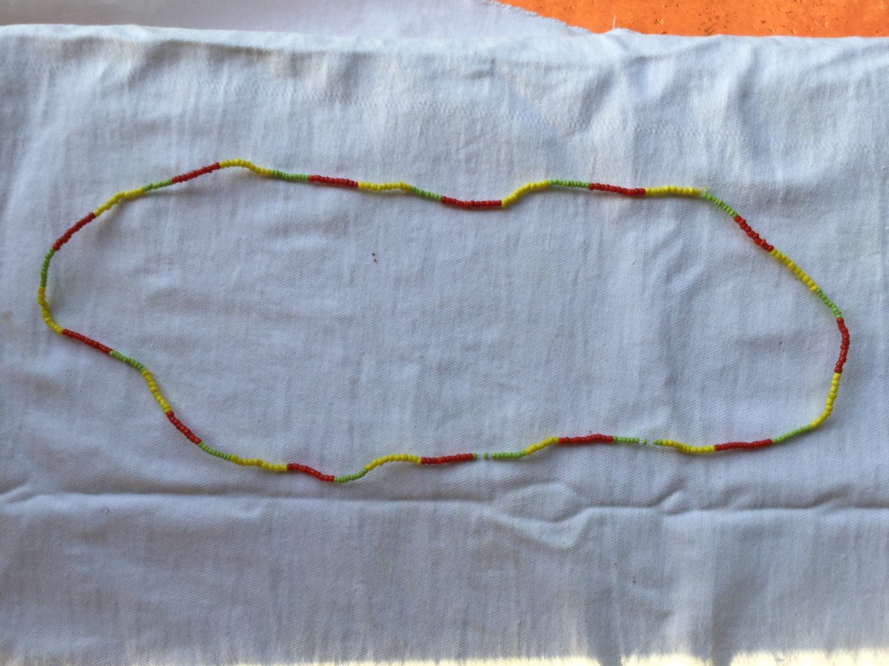 Baillar simple rouge-jaune-vert citron