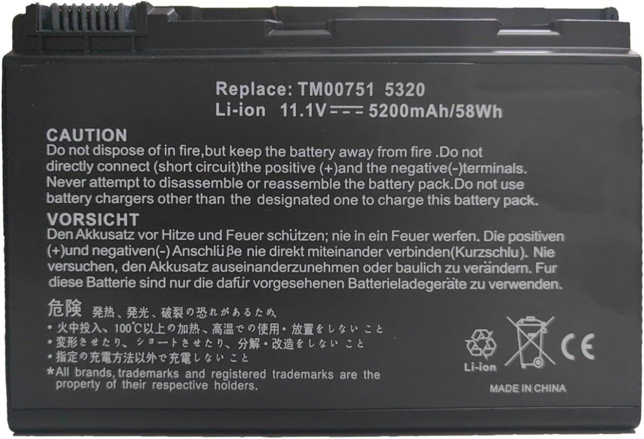 Acer TM00751 Batterie