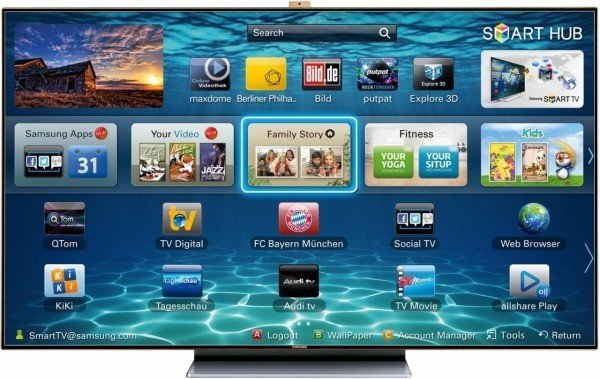 SAMSUNG 75 pouces UE75ES9090SXZG 190,5 cm  Full HD Smart TV Wifi Noir avec Webcam