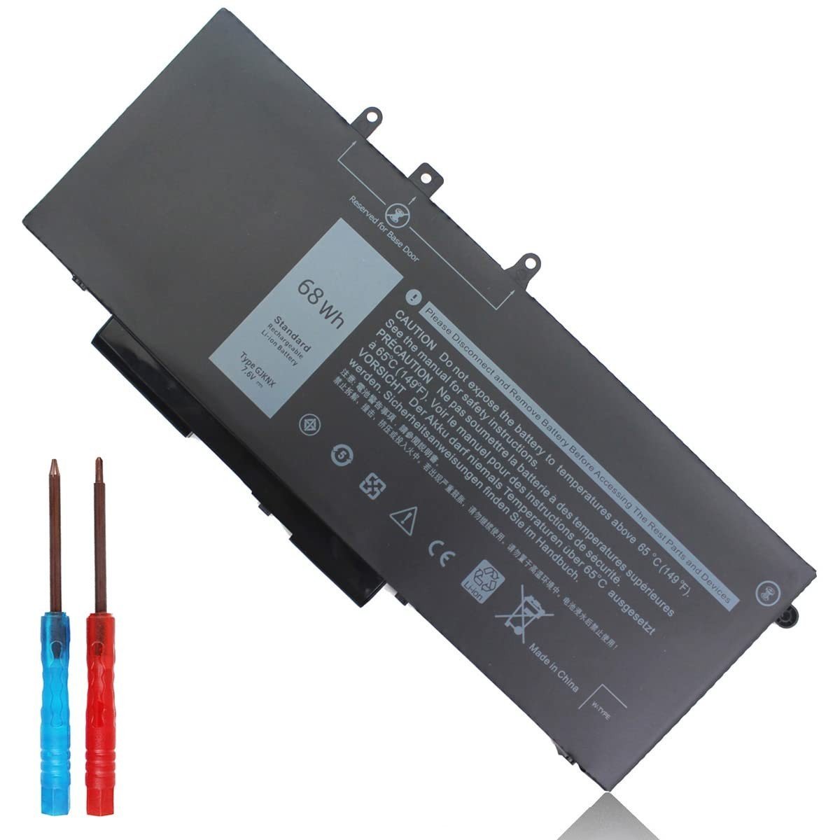DELL GJKNX BATTERIE ORDINATEUR PORTABLE POUR LAPTOPS DELL Latitude 5580; DELL 5480; DELL 5488; DELL 5280; DELL 5288; GD1JP; 0GD1JP; DY9NT; 0DY9NT