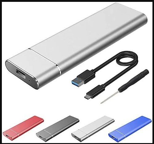 Disque dur externe M.2 SSD 256 GIGA USB TYPCE-C