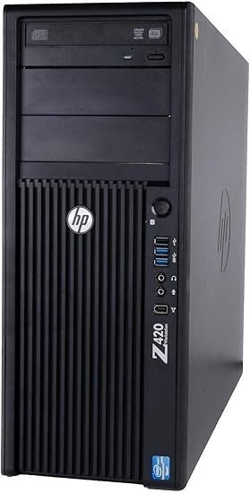 HP	Z420 Workstation	Intel® Xeon® CPU E5-1620 0 @ 3.60 GHz 3.60 GHz 6 ème génération 