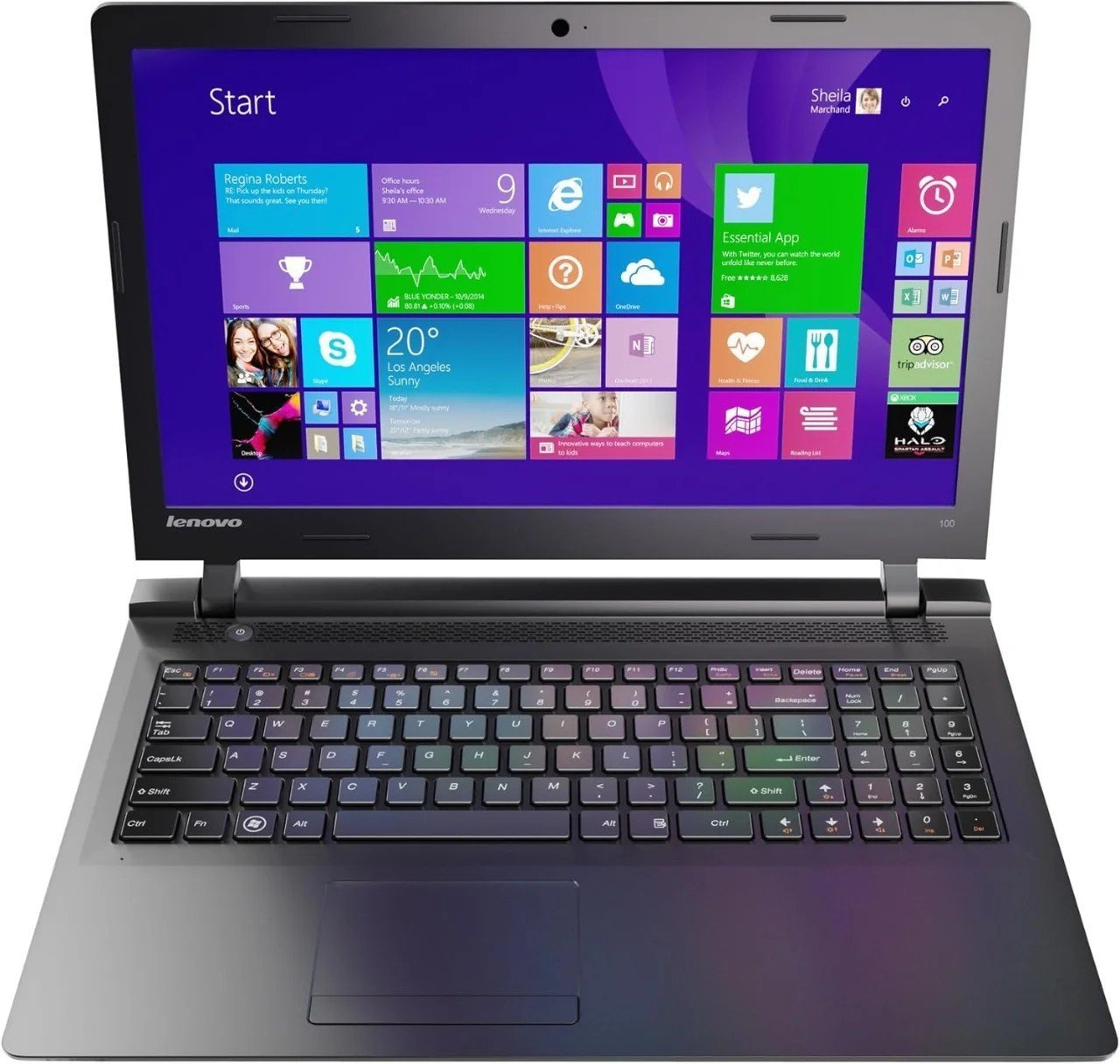 LENOVO Ideapad 100-15IBY 15" Celeron 4GB 500GB
