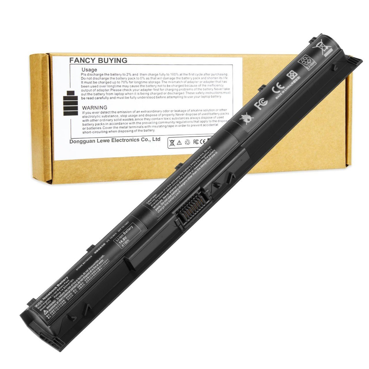 HP KI04 BATTERIE ORDINATEUR PORTABLE POUR LAPTOPS HP Pavilion 14-ab; 14t-ab; 15-ab; 15-an; 17-g Series; 14-ab011tx; K1O4; N2L84AA; TPN-Q159; TPN-Q161; TPN-Q163