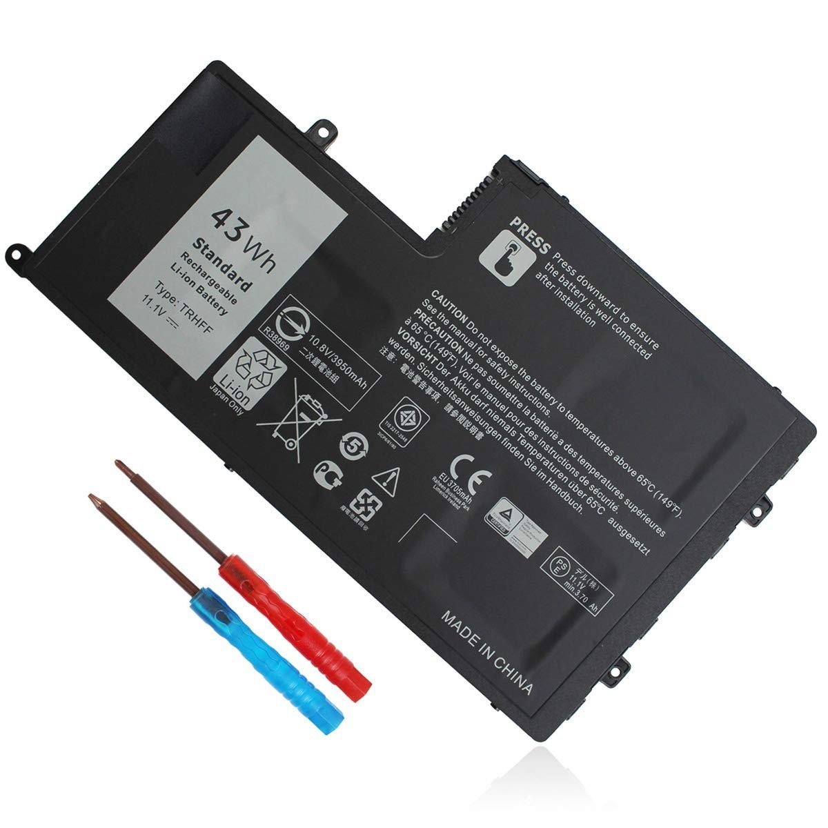 BATTERIE ORDINATEUR PORTABLE - TRHFF POUR LAPTOPS DELL Inspiron 5445 / 5447 / 5448 / 5545 / 5547 / 5548 / 1V2F6 / 01V2F6 / 0DFVYN / 0PD19