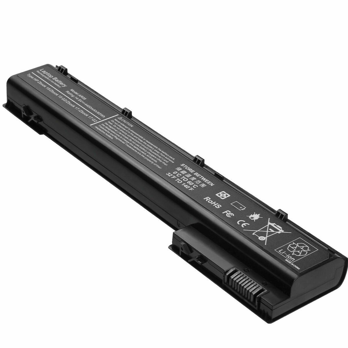 HP VH08 BATTERIE ORDINATEUR PORTABLE POUR LAPTOPS HP 8570w; HP Series Workstation EliteBook 8560w Mobile; Workstation  EliteBook 8570w Mobile; EliteBook 8760w Mobile; Workstation EliteBook 8770w Mobile;  HSTNN-IB2P; HSTNN-LB2P; HSTNN-LB2Q; HSTNN-IB2Q; HSTNN-F13C