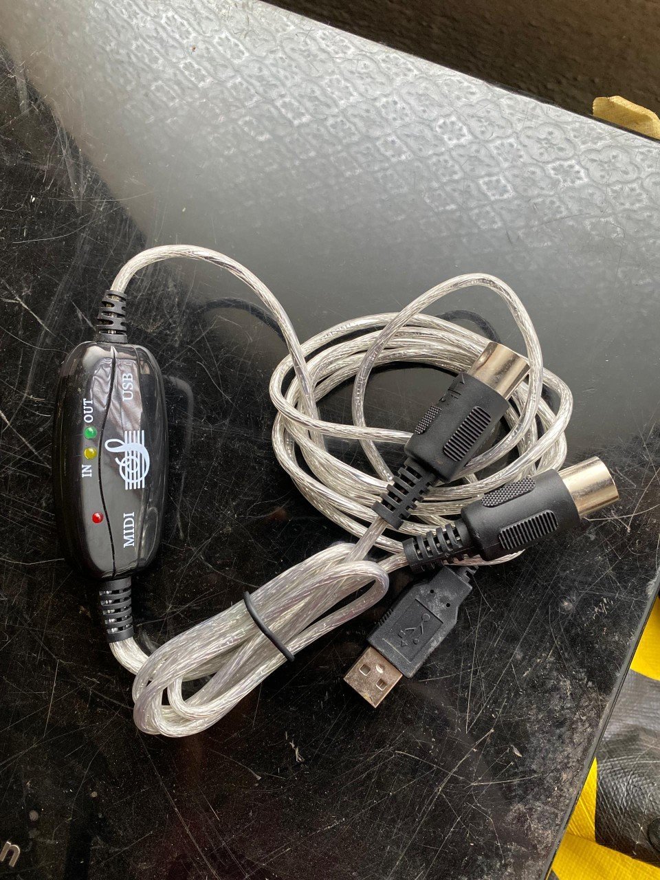 Câble USB Midi pour clavier vers PC