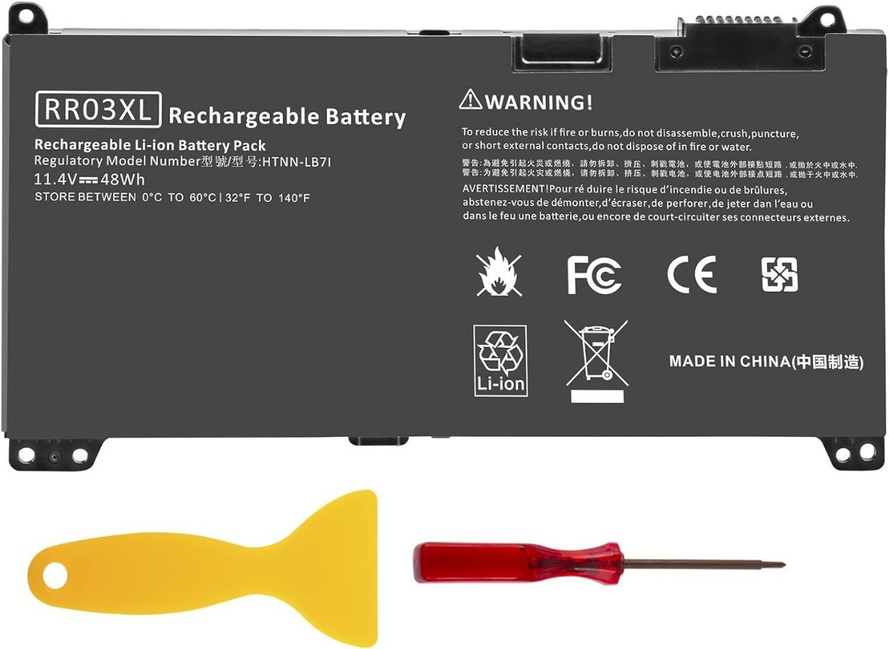 BATTERIE ORDINATEUR PORTABLE - RR03XL POUR LAPTOPS HP ProBook 430 G4 Series; HP ProBook 430 G4 (Y8B44EA); HP ProBook 430 G4 (Y8B45EA); HP ProBook 430 G4 (Y8B46EA); RR03048XL; HSTNN-PB6W; HSTNN-LB7I; HSTNN-UB7C