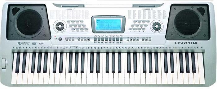Piano Clifton LP-6110A  Clavier Électronique LP6110 A, USB, MIDI, 61 touches, bloc d'alimentation