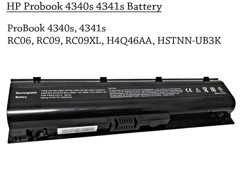 HP RC06XL ProBook 4340 4341