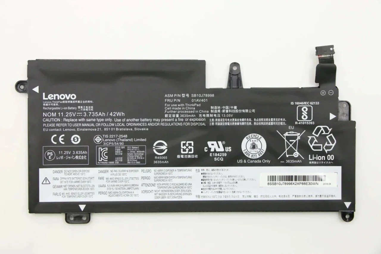 BATTERIE Lenovo 01AV400, 01AV434, 01AV432, 01AV433
