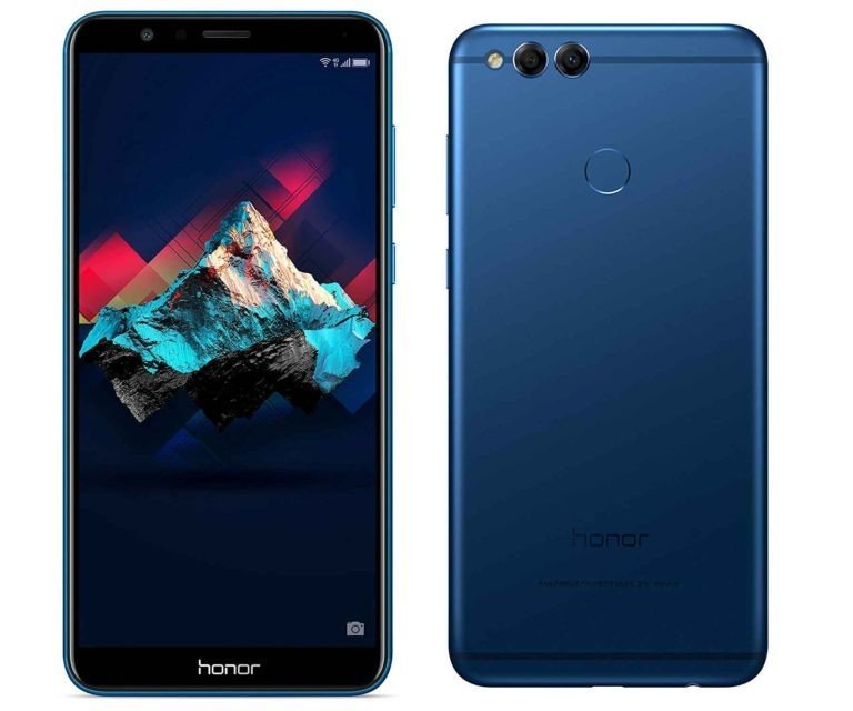 Téléphone Portable huawei honor 7x  128GB Mémoire interne / 4 GB RAM, Android 7.0, Écran de 5,93 pouces, Double caméra arrière 16 MP + 2 MP,  3340 mAh
