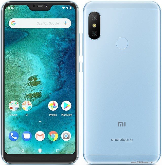 Smartphone Redmi 6 pro, android ''8.1, écran hd+ de 5,84 pouces, 64 go rom, 4go ram, 12 MP Double, batterie de 4000mah