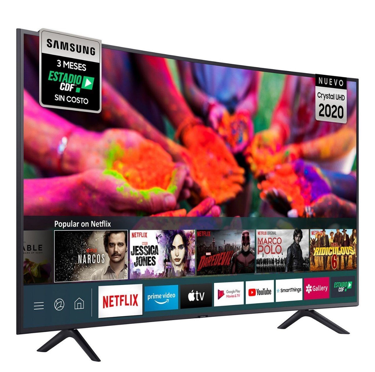 TÉLÉ - SAMSUNG CRYSTAL UHD SERIE 8 / SERIE TU8300 SMART INCUVE 65 POUCE 