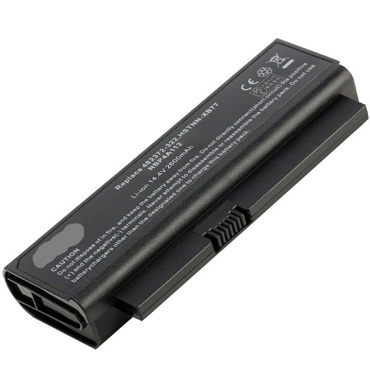 BATTERIE ORDINATEUR PORTABLE - HSTNN-OB77 POUR LAPTOPS HP CQ20; HP Presario CQ20 Series; Presario CQ20-100 Series; Presario CQ20-100CTO; HSTNN-OB84; HSTNN-XB77; NBP4A112; NK573AA; 482372-322; 482372-361; 493202-001