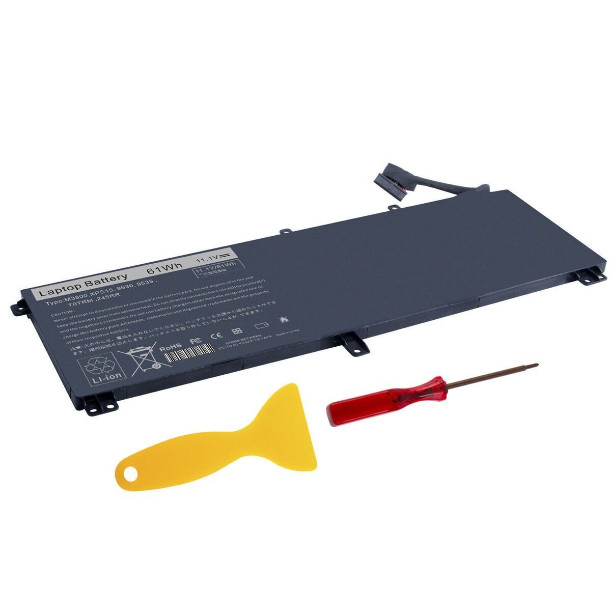 BATTERIE ORDINATEUR PORTABLE - 7D1WJ POUR LAPTOPS Dell Precision M3800 / XPS 15 9530 / 07D1WJ / 245RR / T0TRM / 0H76MY / H76MV