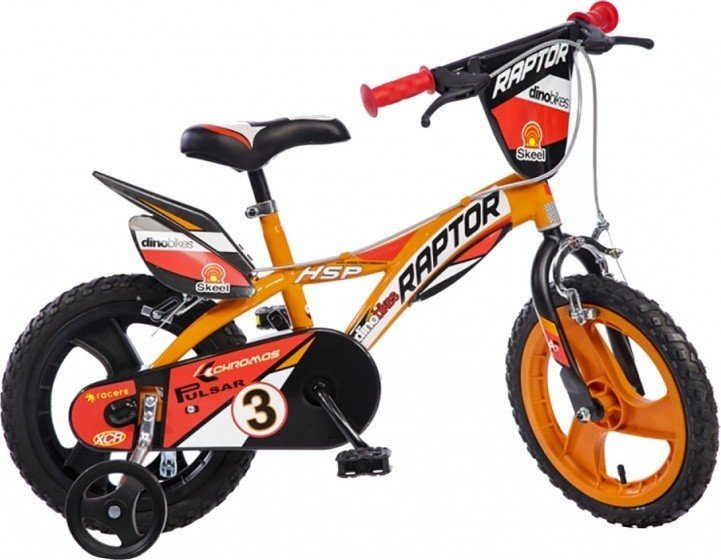 Vélo Dino Bikes Raptor 14  Vélo Enfant BMX Orange