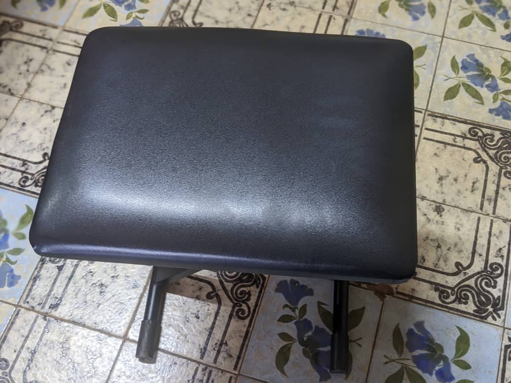Banc Piano Rembourré Simili Cuir