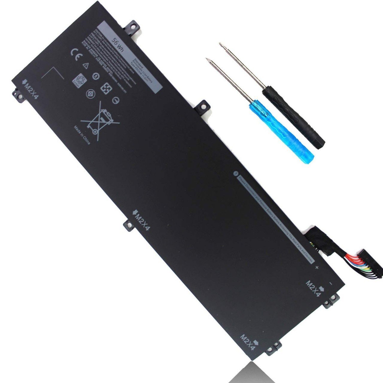 BATTERIE ORDINATEUR PORTABLE - RRCGW POUR LAPTOPS DELL XPS 15 9550; Dell XPS 15-9550; Dell XPS 15 9560 9570; Dell Precision 5510 5520 5530 Mobile WorkStations; Dell Model P56F001; H5H20 / M7R96 / 62MJV / 062MJV 