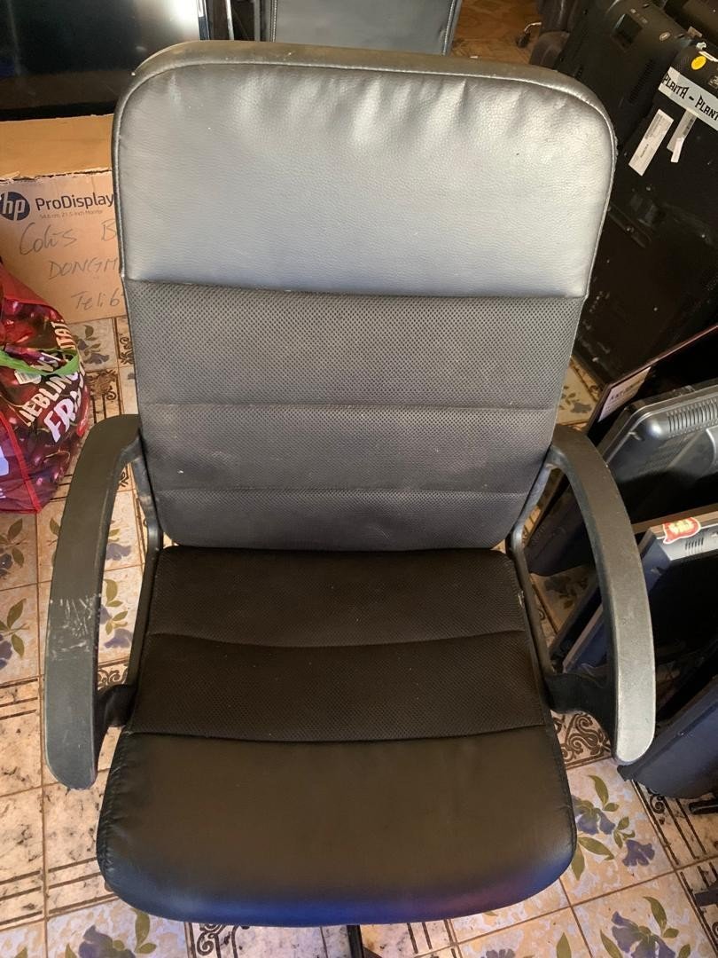 Chaise  de bureau, Noir Design élégant