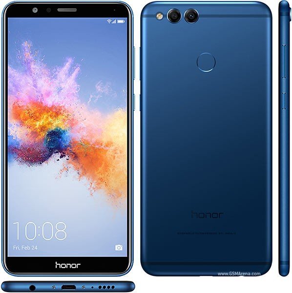 TELEPHONE PORTABLE - 03- HUAWEI Honor 7X  Mémoire interne  32 GB et 4 GB  RAM, Android 7.0, écran 5.93, double caméra de 16 mp+2 mp, batterie: 3340 mAh