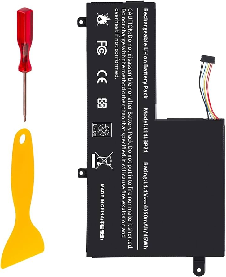 BATTERIE ORDINATEUR PORTABLE - L14L3P21 POUR LAPTOPS LENOVO U41 Series; LENOVO U41-70 Series; LENOVO Flex 3 Series; LENOVO Flex 3 14 Series; L14L2P21; L14M2P21; L14M3P21