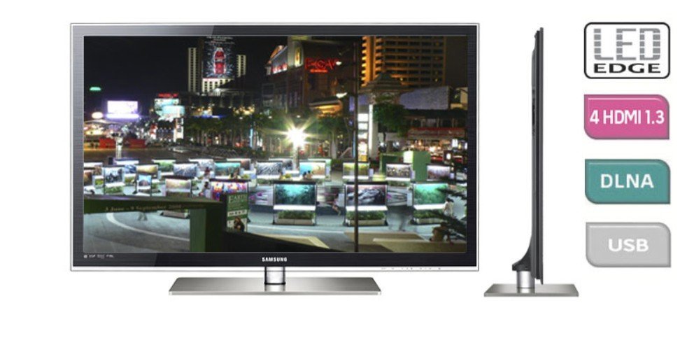 Télévision smart Samsung ue46c7700wsxzg de  46'' pouces full hd  (1080) pixels avec les ports HDMI;VGA;USB;DVI -une garantie de 6 mois