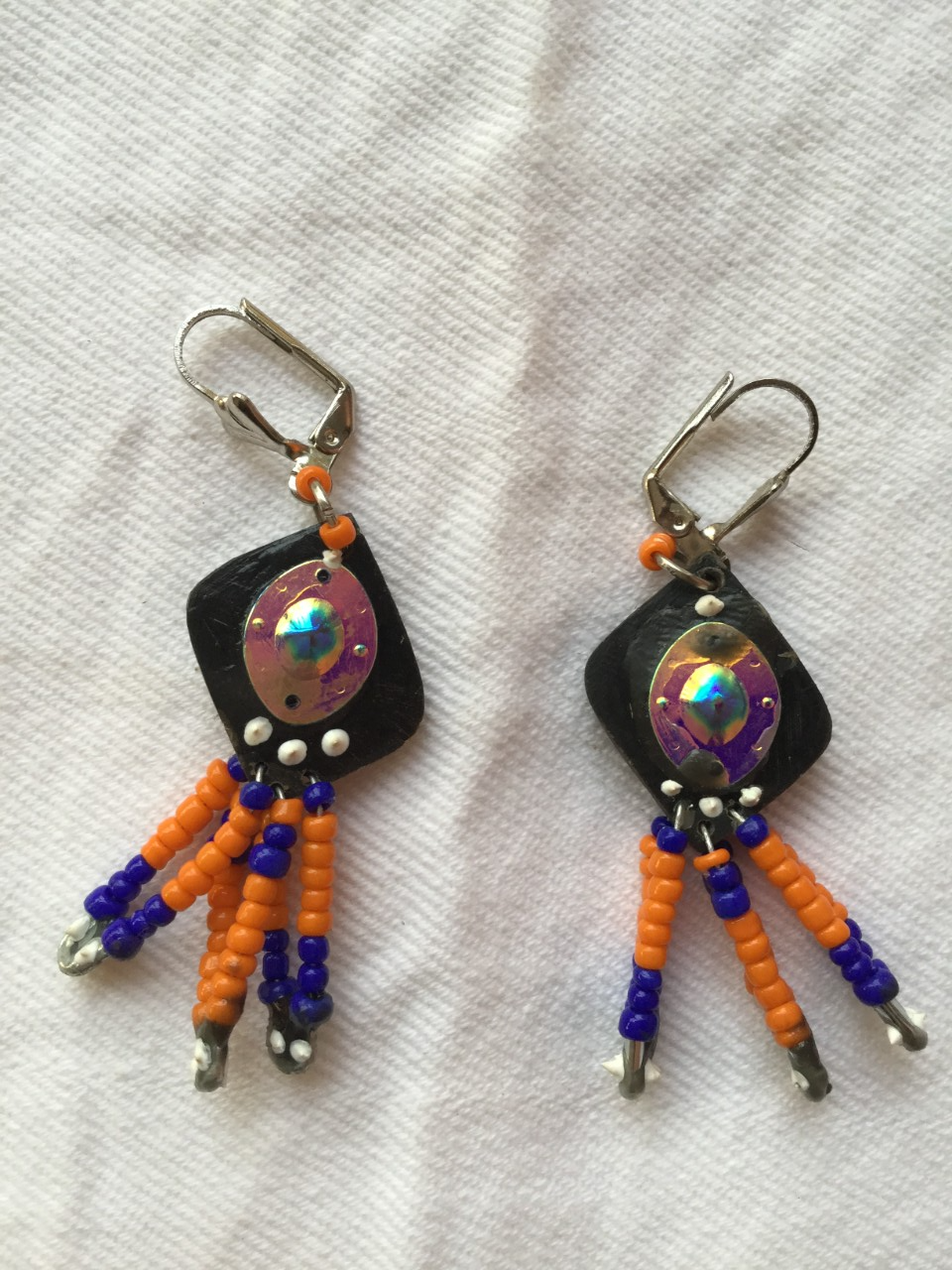 Image du produit Boucles cornes de bœuf avec fermoir fermé
